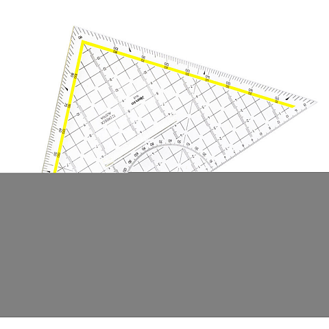 Aristo AR1648/2 Dreieck Kunststoff Schwarz, Transparent, Gelb 1 Stück(e)