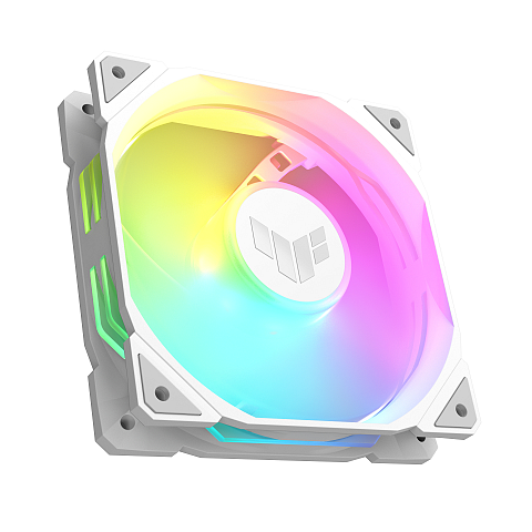 ASUS TUF GAMING TR120 ARGB REVERSE 1-pack White Computergehäuse Luftkühlung 12 cm Weiß