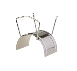 Alba-Krapf Midi Inox Schlauchhalter Edelstahl