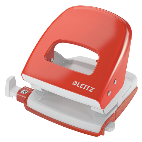 Leitz NeXXt Series Metal Office Hole Punch Locher 30 Blätter Rot