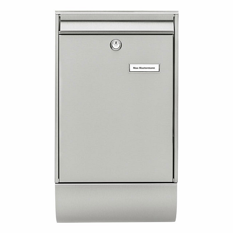 BURG-WÄCHTER Berlin-Set 37770 NI Briefkasten Edelstahl Wandmontierter Briefkasten