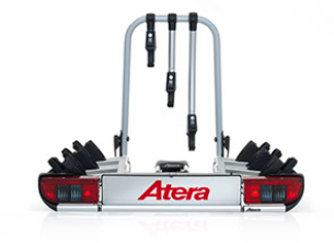 Atera STRADA DL3 Autofahrradhalter Hinterer Anbau Aluminium, Schwarz