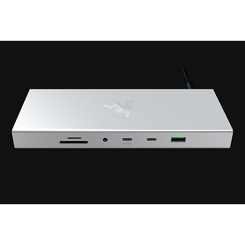 Razer USB 4 Dock USB Typ-C 10000 Mbit/s Silber