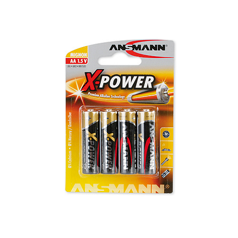 Ansmann Mignon / AA / LR6 x4 Einwegbatterie Alkali