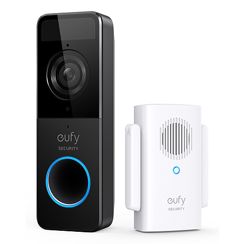 Eufy Video Doorbell 1080p Schwarz, Weiß