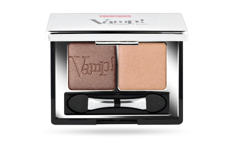 PUPA Milano Vamp! Compact Duo Eyeshadow Lidschatten 2,2 g 004 Bronze Amber