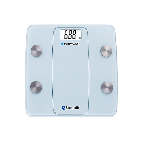 Blaupunkt BSM711BT Personenwaage Rechteck Hellblau Elektronische Personenwaage