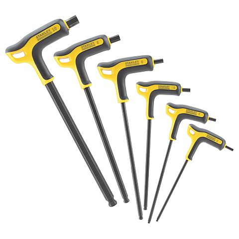 Stanley FMHT0-69049 Sechskantschlüssel T-Griff-Inbusschlüsselsatz Metrisch 6 Stück(e)