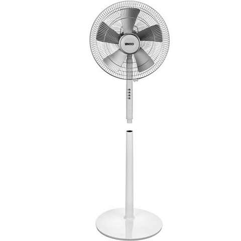 Unold STANDVENTILATOR Silverline White 86820