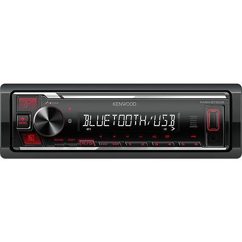 Kenwood KMM-BT209 Auto Media-Receiver Schwarz 200 W Bluetooth