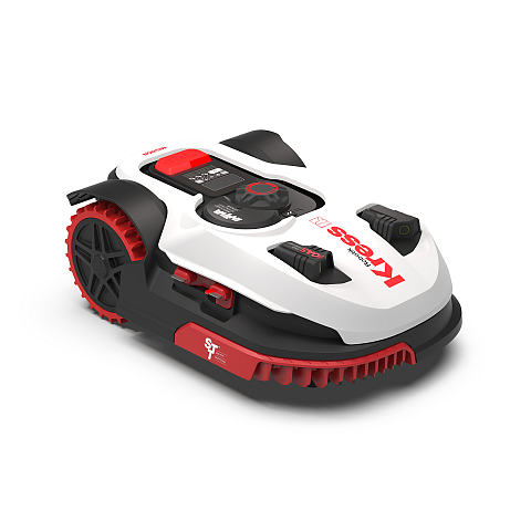 Kress KR122E Rasenmäher Rasenmähroboter Akku Schwarz, Rot, Weiß