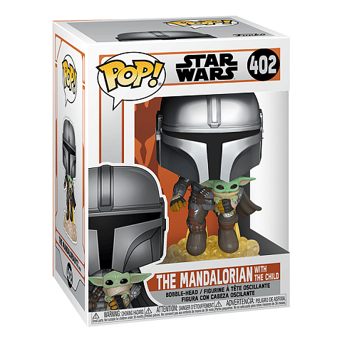 FUNKO POP! The Mandalorian Flying with Jet Pack