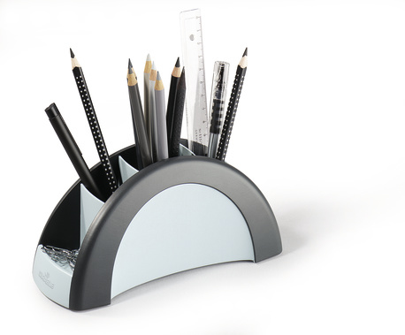 Durable 7720-23 Stiftehalter Kunststoff Silber