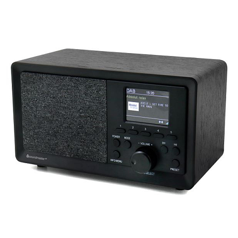Soundmaster DAB350SW Radio Tragbar Analog & Digital Schwarz