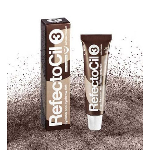 RefectoCil 9003877057307 Augenbrauen-/Wimpernfarbe 15 ml 3 Natural Brown
