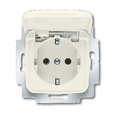 Busch-Jaeger 20 EUK-212 Steckdose CEE 7/3 Beige
