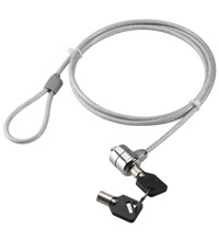 Goobay 93037 Kabelschloss Grau 1,5 m