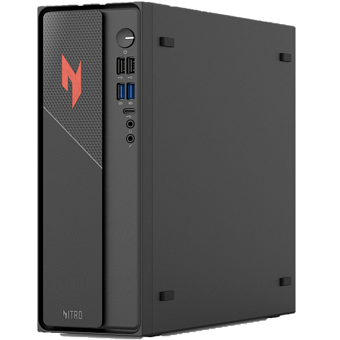 Acer NITRO 20 N20-100 Intel® Core™ i5 i5-13420H 16 GB DDR4-SDRAM 512 GB SSD NVIDIA GeForce RTX 5060 Windows 11 Home Desktop PC Schwarz