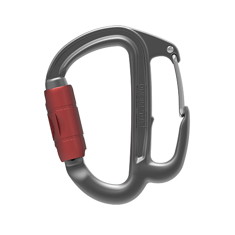 Petzl M042AA00 Karabinerhaken zum Klettern Verschlusskarabiner D-förmig Aluminium Grau 1 Stück(e)