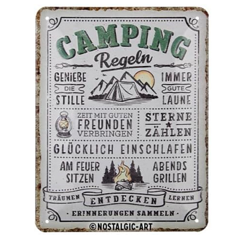 Nostalgic Art 45104973 Dekoratives Schild & Tafel für drinnen Metall Mehrfarbig
