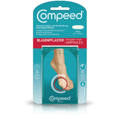 Compeed 1983329 Wundschnellverband 2 x 6 cm 6 Stück(e)