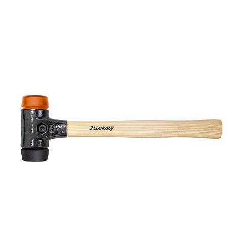 Wiha 26613 Hammer Rückschlagfreier Hammer Schwarz, Orange, Holz