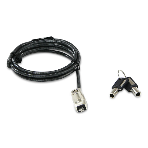 DICOTA BASE XX Laptop Lock Wedge Kabelschloss Anthrazit 1,5 m