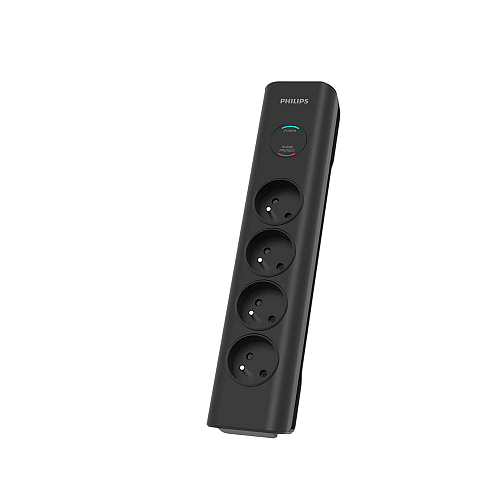 Philips SPN7040BA/60 Spannungsschutz Schwarz 6 AC-Ausgänge 2 m