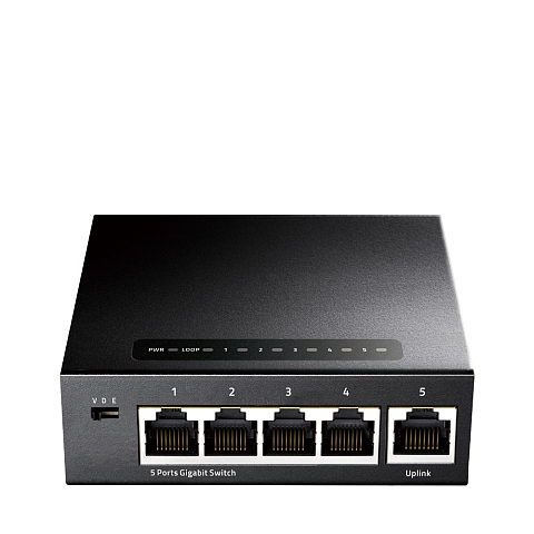 Cudy GS105 Netzwerk-Switch Gigabit Ethernet (10/100/1000) Schwarz