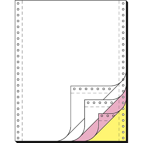 Sigel 33244 Druckerpapier A4 (210x297 mm) Pink, Weiß, Gelb