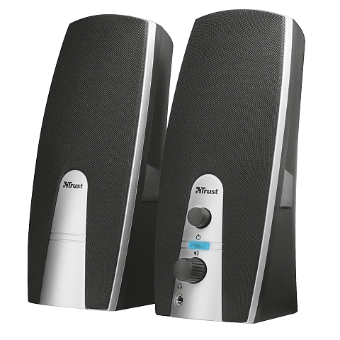 Trust MiLa 2.0 Speaker Set Schwarz, Silber Kabelgebunden 5 W