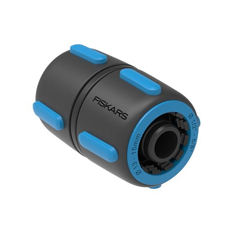 Fiskars 1027064 Anschlussteil für Wasserschlauch Schlauchanschluss Schwarz, Blau 1 Stück(e)