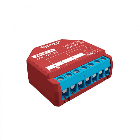 Shelly Plus 1PM Intelligenter Schalter 1P Rot