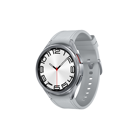 Samsung Galaxy Watch6 Classic 47 mm Digital Touchscreen 4G Silber