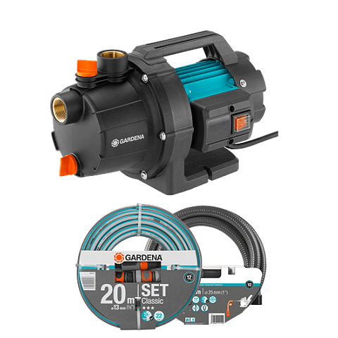Gardena 9011-47 Wasserpumpe 600 W 3,5 bar 3000 l/h