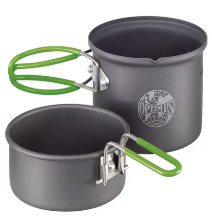 Optimus 8020708 Camping-Kochtopf Set 0,6 l Grau