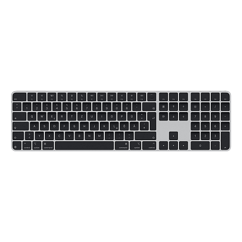 Apple Magic Tastatur Universal USB + Bluetooth QWERTZ Deutsch Schwarz
