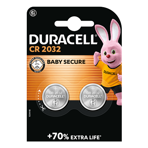 Duracell Knopfzelle CR2032 B2 Lithium