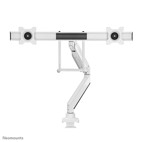 Neomounts NM-D775DXWHITE Monitorarm 10-32" - Gasfeder - Topfix - 180°-Stopp