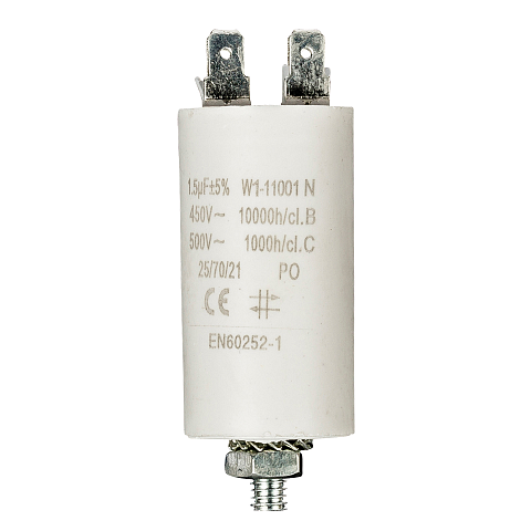 Fixapart W1-11001N Kondensator Weiß Fixed capacitor Zylindrische