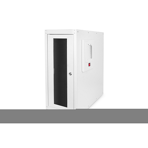 Digitus Computergehäuse mit eingebautem Filterlüfter und Nivellierfüßen