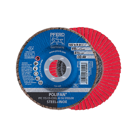 PFERD PFC 115 CO-COOL 40 SG STEELOX Rotierendes Schleifwerkzeug Zubehör Metall