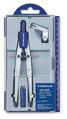 Staedtler 550 01 Zirkel Blau, Silber 1 Stück(e)