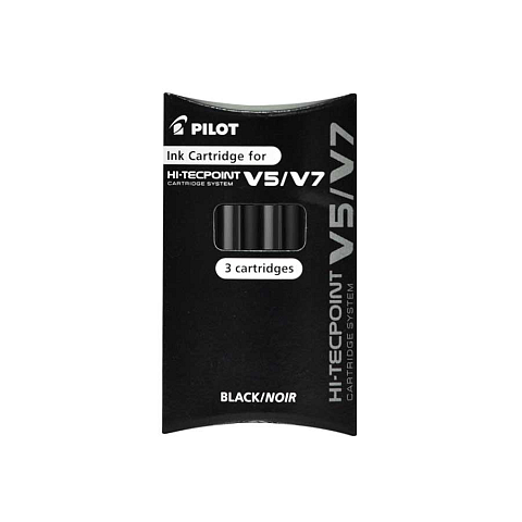 Pilot V5/V7 Medium Schwarz 3 Stück(e)