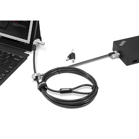 Lenovo 4XE1B81920 Kabelschloss Schwarz 1,8 m