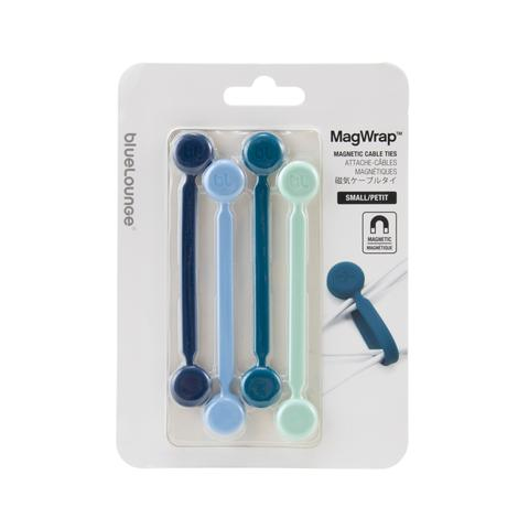 Bluelounge MagWrap Kabelbinder Lösbarer Kabelbinder Blau 4 Stück(e)