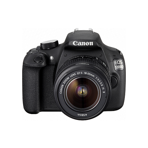 Canon EOS 1200D + EF-S 18-55mm SLR-Kamera-Set 18 MP CMOS 5184 x 3456 Pixel Schwarz