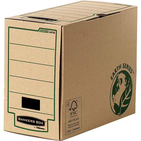 Fellowes 4473202 Dateiablagebox Papier Braun, Grün