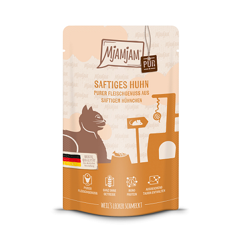 MjAMjAM saftiges Hühnchen pur