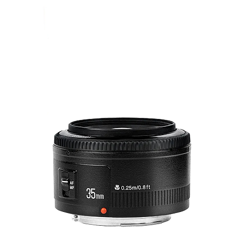 Yongnuo YN-35mm F2 Objektiv mit festem Fokus Schwarz